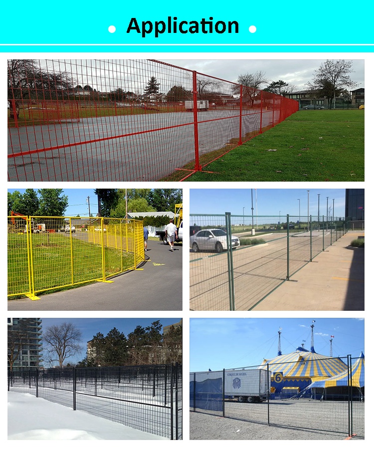 Canada High Strength And Durability Standard Temporary Fence Panels
