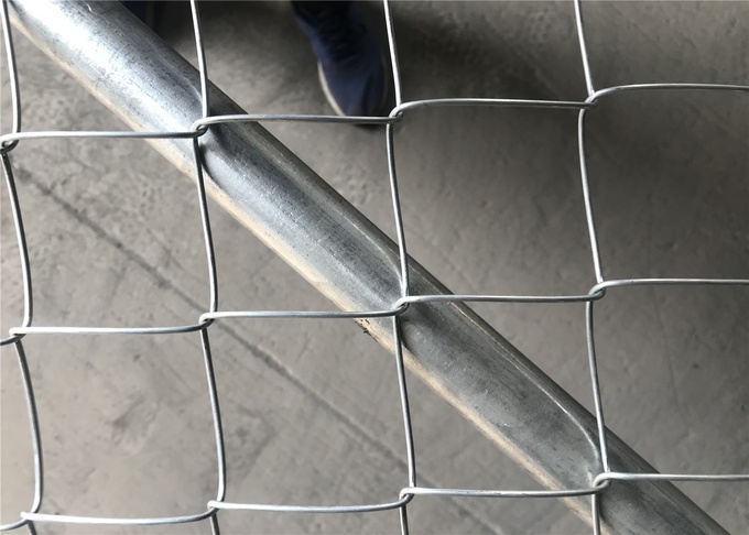 6'x12' temporary construction fence panels 1⅗"(40mm) *15ga thick /1.8mm wall HDG 366gram/SQM 1
