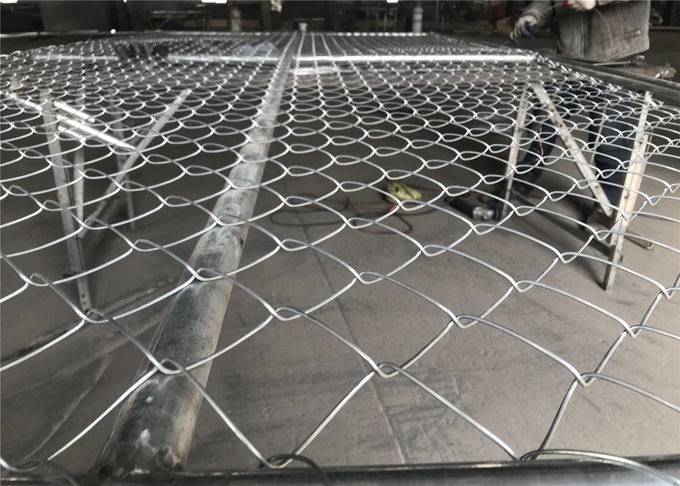 6'x12' temporary construction fence panels 1⅗"(40mm) *15ga thick /1.8mm wall HDG 366gram/SQM 2