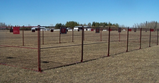 Interpon Powder  Coated Blue Construction Temporary Fence Height 6&rsquo;/1830mm*Width9.5&rsquo;/2900mm Spacing4"x12"/100mmx300mm 5
