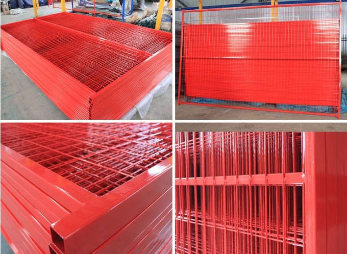 Construction Site Commercial Temporary Welded Mesh Fence 