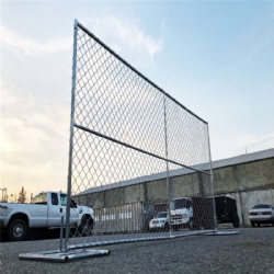 Chain Link Fence Panels for Construction & Security