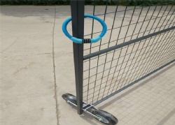 Temporary Fencing Wheels : Mobility and Reducing Dragging
